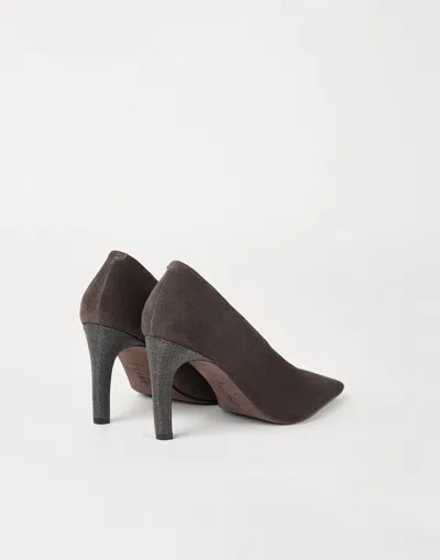 Brunello Cucinelli Suede High Heels