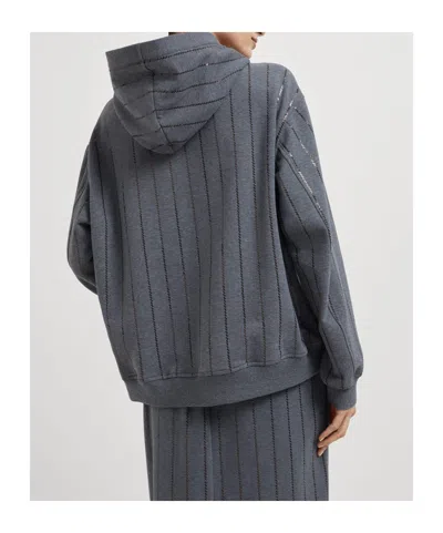 Brunello Cucinelli Long-sleeved Hooded Sweatshirt