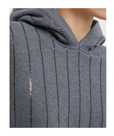 Brunello Cucinelli Long-sleeved Hooded Sweatshirt