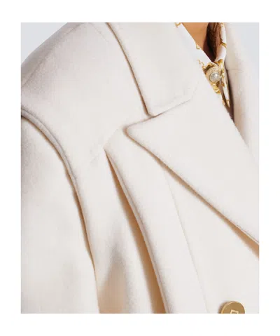 Balmain Wool-cashmere Pea Coat