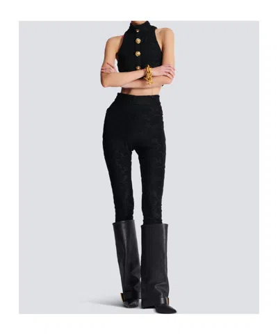 Balmain Baroque Patterned Leggings