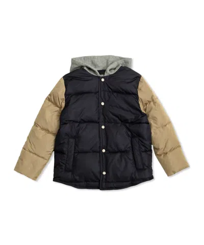 Versace Insulated Hooded Jacket In Multi