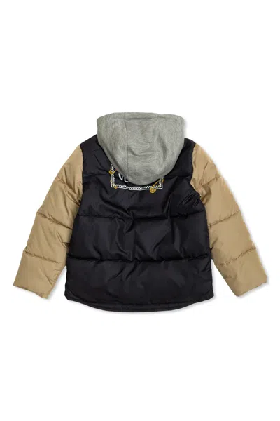 Versace Insulated Hooded Jacket In Multi