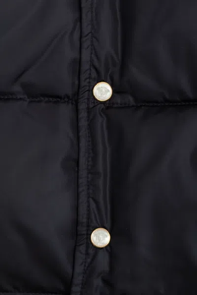 Versace Insulated Hooded Jacket In Multi