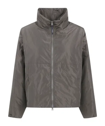 Aspesi Zip-front Puffer Jacket In Gray
