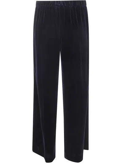 Aspesi Elastic Waist Trousers In Black