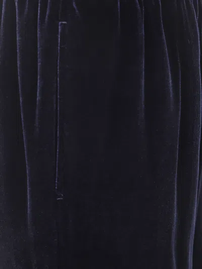 Aspesi Elastic Waist Trousers In Black