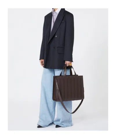 Max Mara Large Double Handle Shoulder Bag