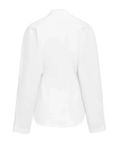 Alaïa Round Linen Blend Blouse