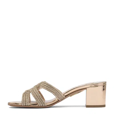 Aquazzura Round Toe High Heel Sandals