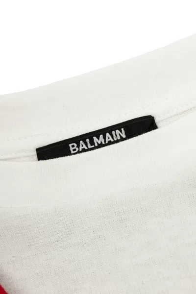 Balmain Long Sleeve Dress In Multi