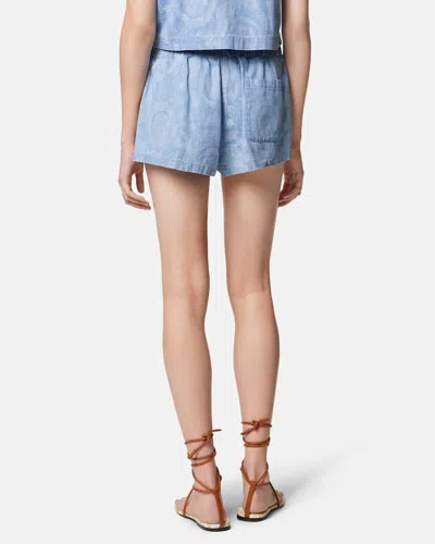 Versace Barocco Jacquard Chambray Boxer Shorts