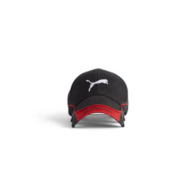 Balenciaga I Puma Cap In Black/red