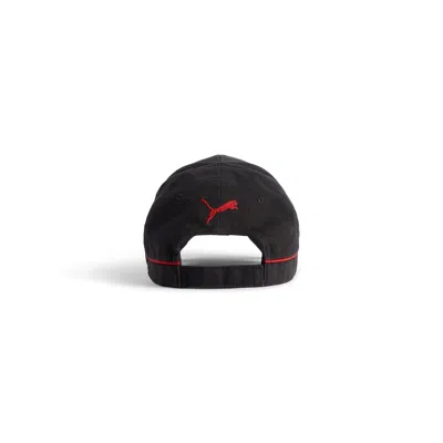 Balenciaga I Puma Cap In Black/red