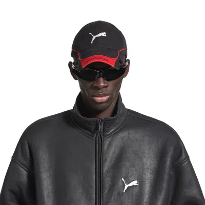 Balenciaga I Puma Cap In Black/red