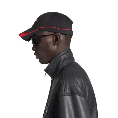Balenciaga I Puma Cap In Black/red