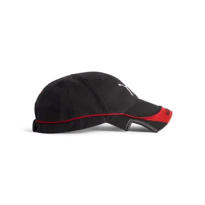 Balenciaga I Puma Cap In Black/red
