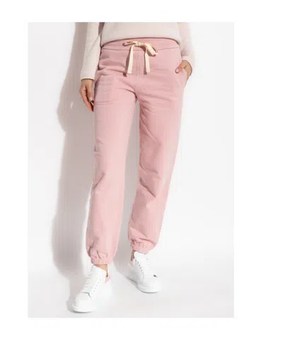 Jil Sander Drawstring Cuffed Track Pants In Pink