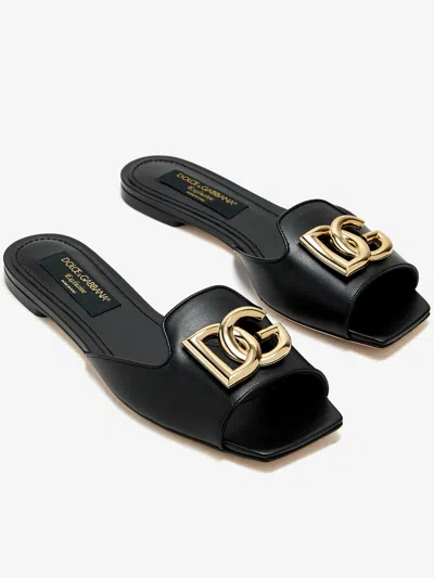 Dolce & Gabbana Square Toe Slippers