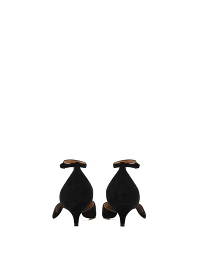 Ferragamo F Buckle T-strap Pump In Black