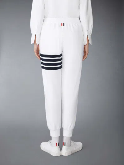Thom Browne 4-bar Sweatpants In White