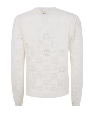 Twinset Ribbed Knit Sweater