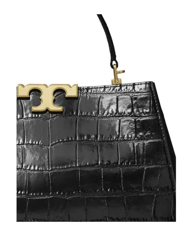 Tory Burch Eleanor Croc-embossed Leather Satchel Bag