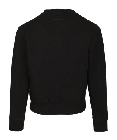 Mm6 Maison Margiela Sweatshirt With Numerical Graphics In Black