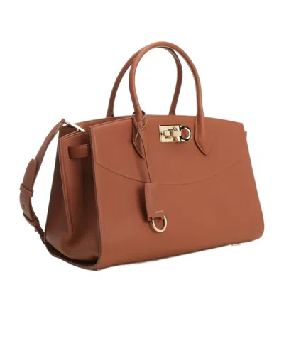 Ferragamo New  Studio Large Soft Bag