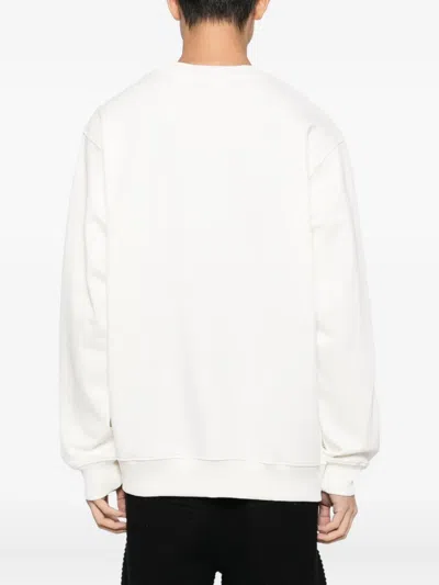 Drôle De Monsieur Cocktail-print Sweatshirt In White