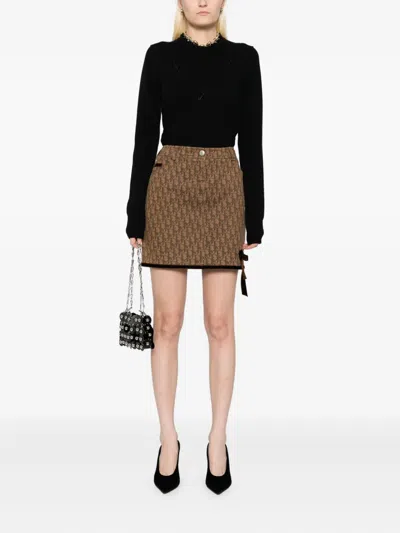 Pre-owned Dior 2005 Trotter Skirt