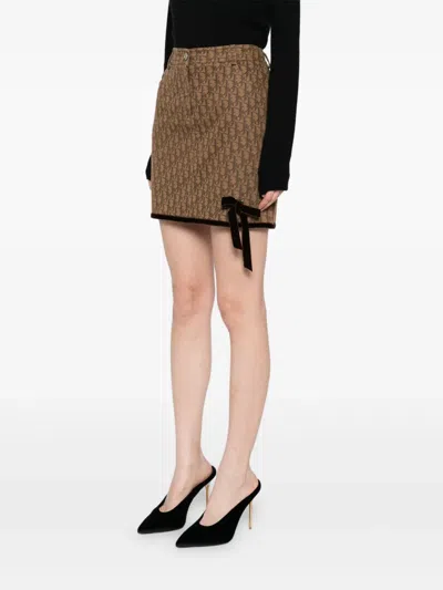 Pre-owned Dior 2005 Trotter Skirt