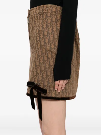 Pre-owned Dior 2005 Trotter Skirt