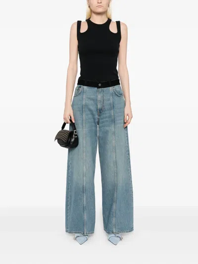 Haikure Peace Jeans In Blue