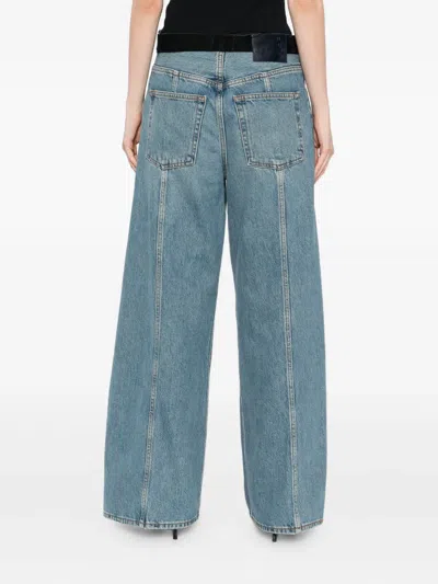 Haikure Peace Jeans In Blue