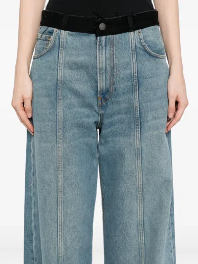 Haikure Peace Jeans In Blue