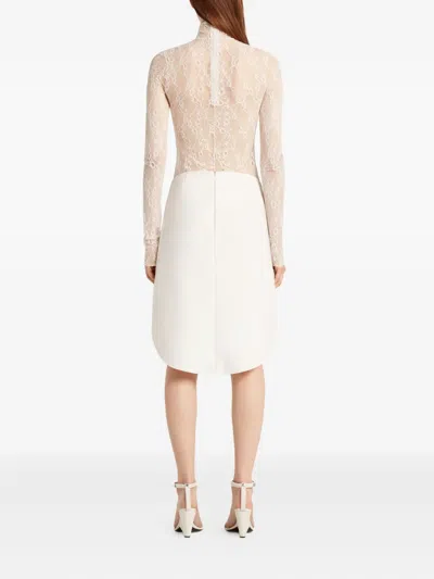 Courrèges High-waisted Pencil Skirt In White