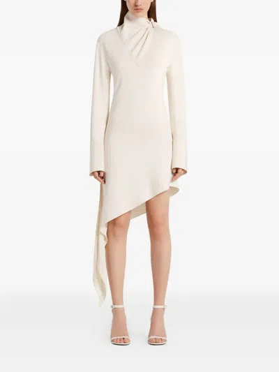Courrèges Asymmetrical Long-sleeve Dress