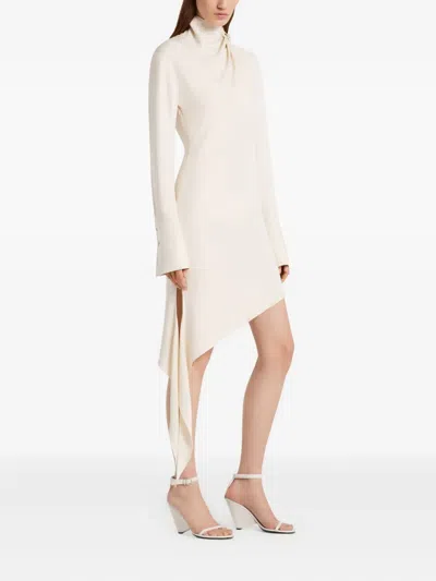 Courrèges Asymmetrical Long-sleeve Dress
