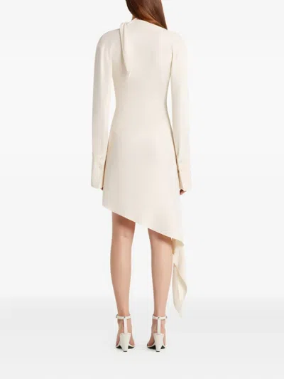 Courrèges Asymmetrical Long-sleeve Dress
