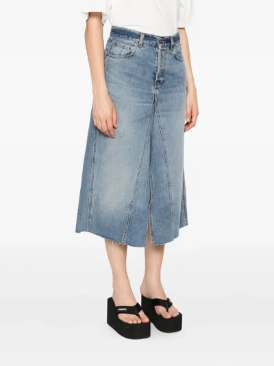 Haikure Stacy Denim Midi Skirt
