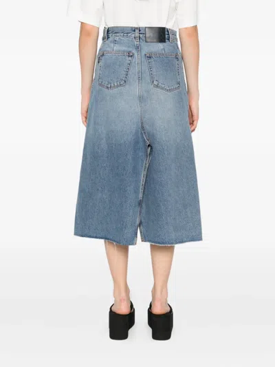 Haikure Stacy Denim Midi Skirt