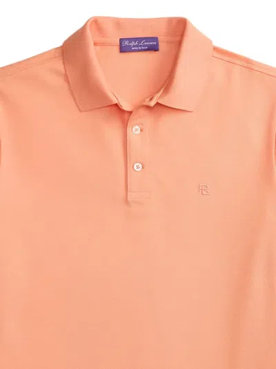 Ralph Lauren Embroidered-logo Polo Shirt In Neutral