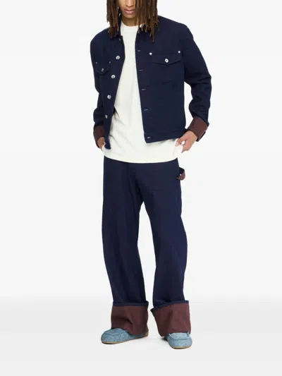 Jw Anderson J. W. Anderson 'turn Up Cuff' Jacket In Blue