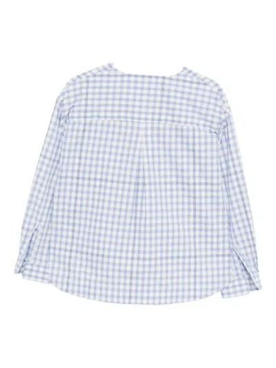 Kindred Kendrick Checked Blouses In Blue