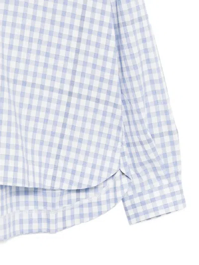 Kindred Kendrick Checked Blouses In Blue