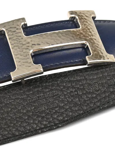 Pre-owned Hermes 2010 Box Reversible Belt