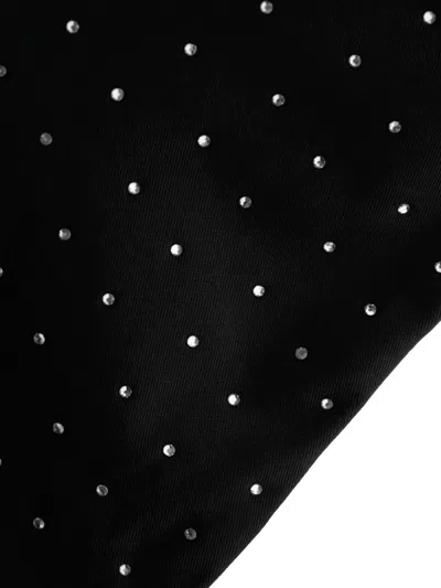 Sundek Crystal-embellished Bikini Bottoms In Black