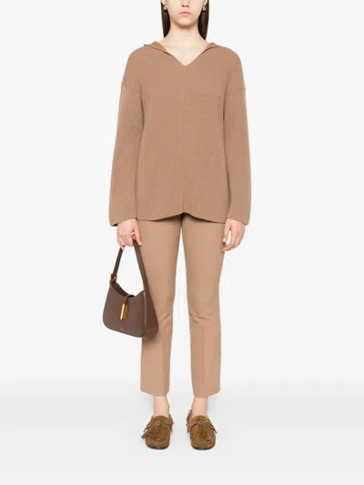 's Max Mara Hooded Ribbed Jumper