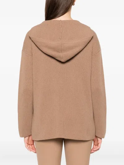 's Max Mara Hooded Ribbed Jumper